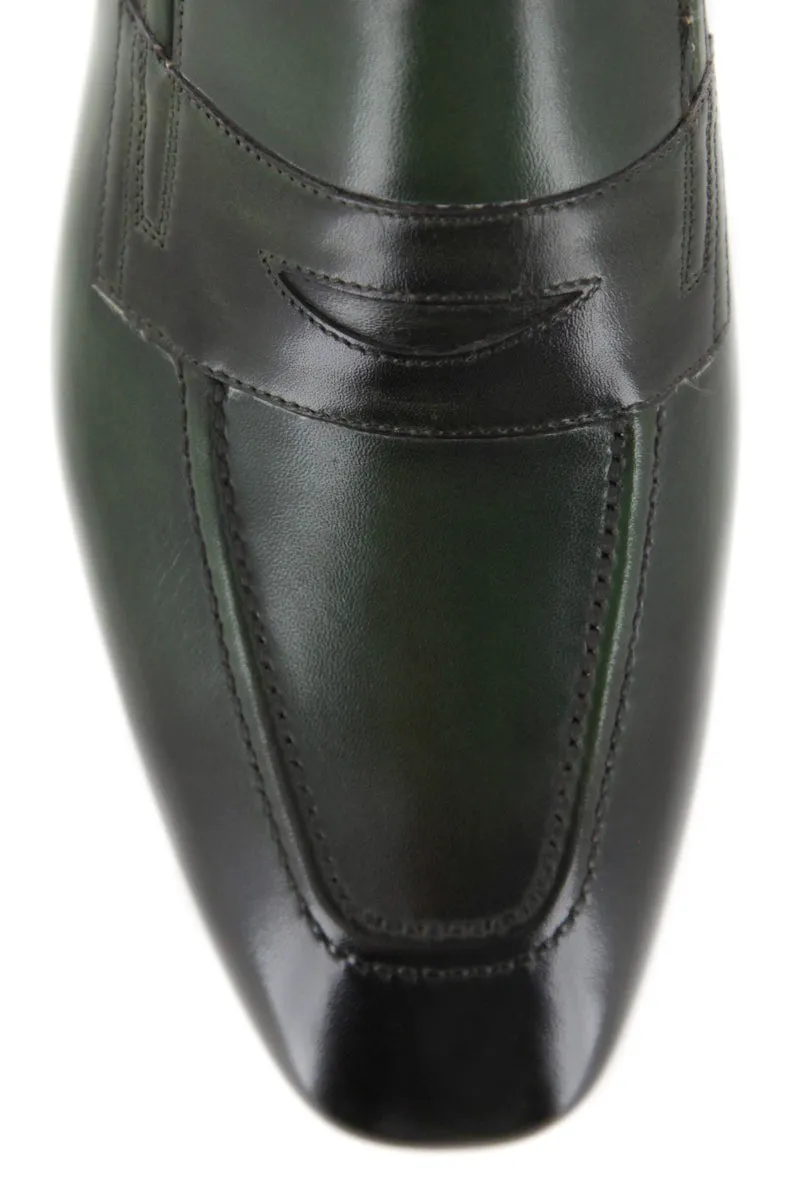 Fiori Di Lusso Green Shoes