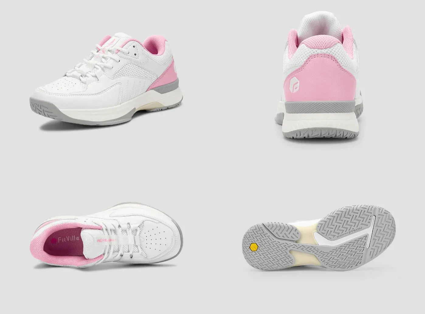 FitVille Women's Amadeus Tennis & Pickleball Court Shoes by FitVille