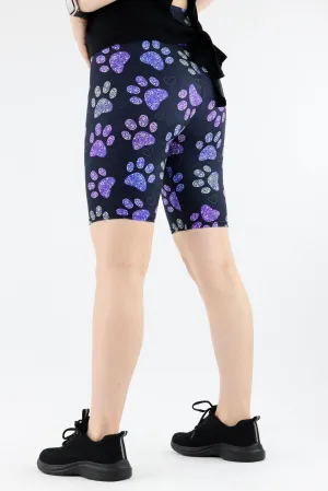 Floral Paws - Casual Long Shorts
