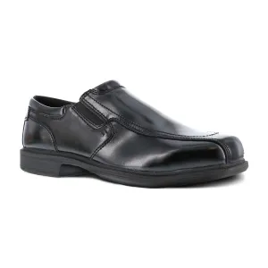 Florsheim Men's Coronis Steel Toe Slip On Oxford Work Shoe - Black - FS2005