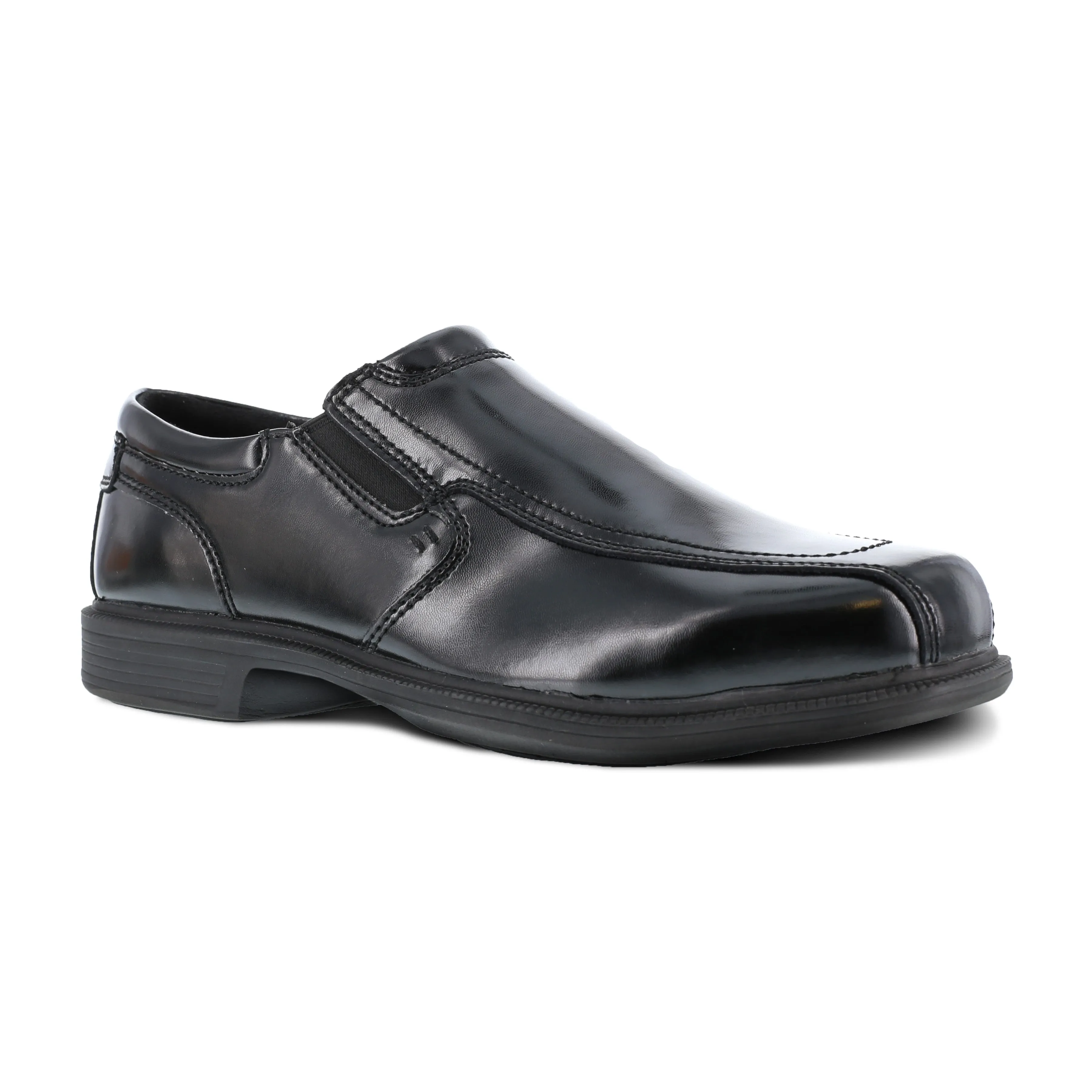 Florsheim Men's Coronis Steel Toe Slip On Oxford Work Shoe - Black - FS2005