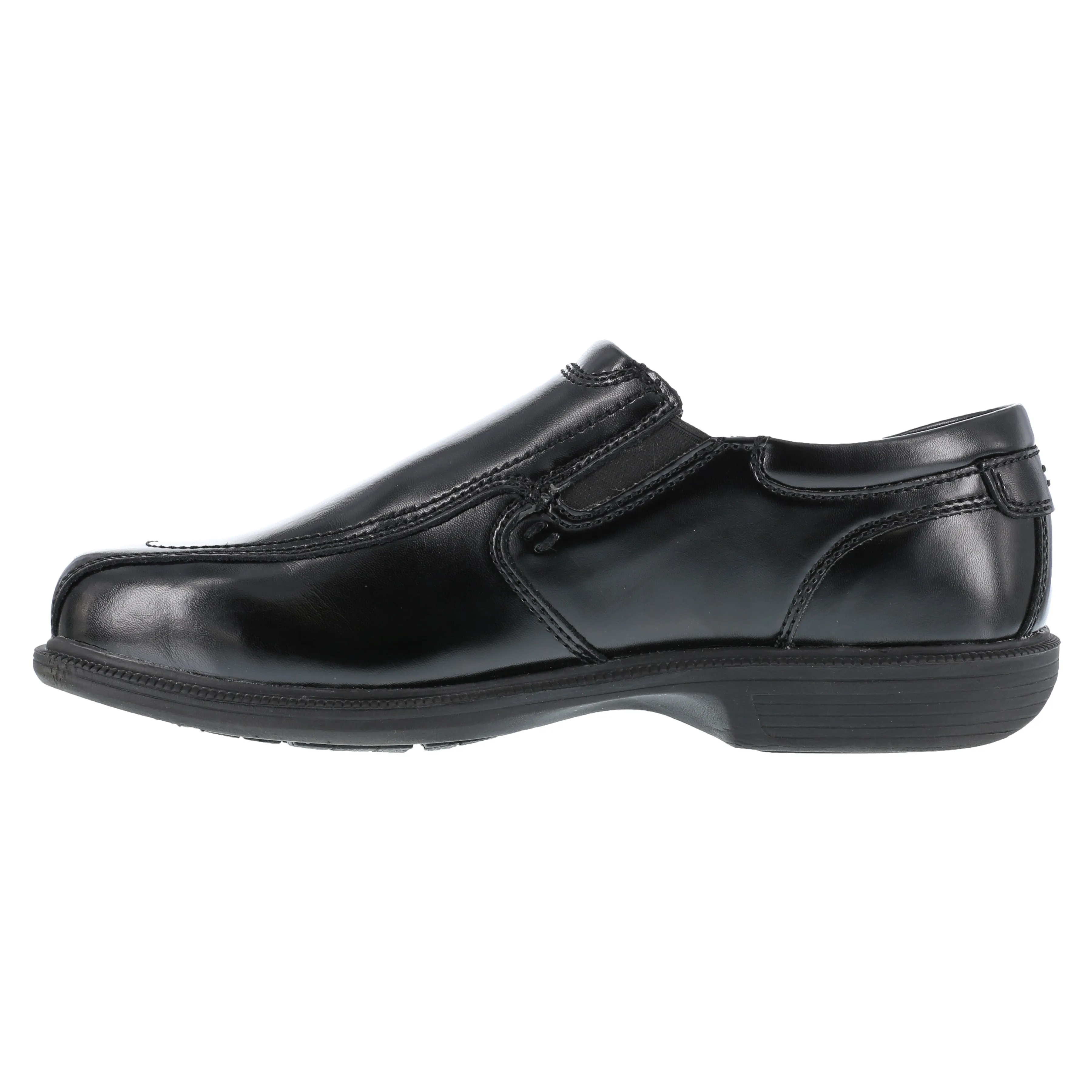 Florsheim Men's Coronis Steel Toe Slip On Oxford Work Shoe - Black - FS2005