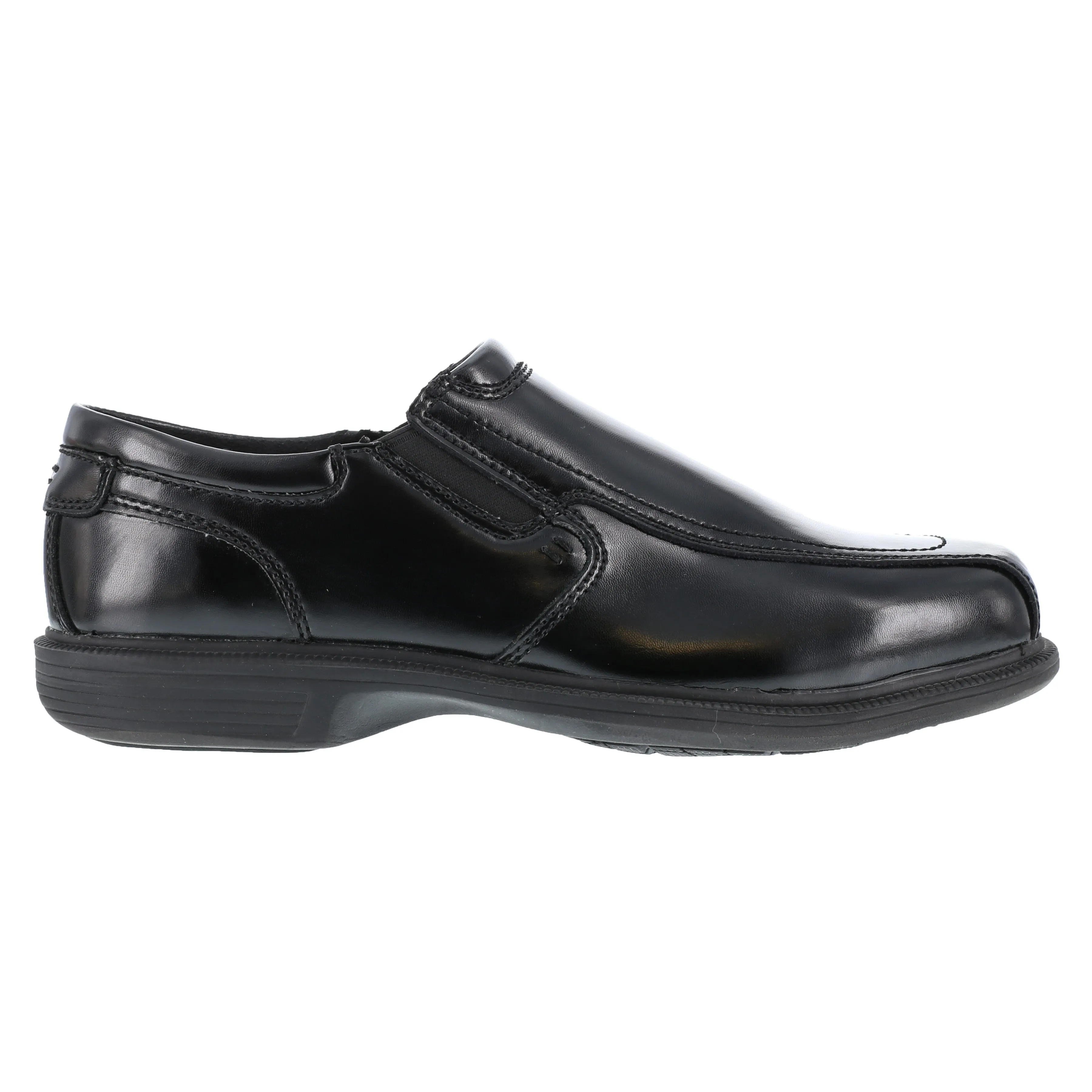 Florsheim Men's Coronis Steel Toe Slip On Oxford Work Shoe - Black - FS2005