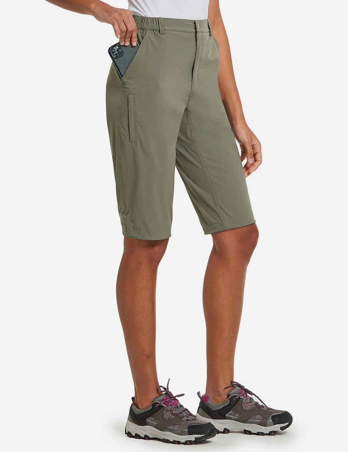 Flyleaf UPF50  DWR Knee-Length Shorts