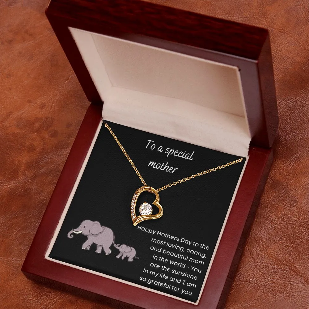 forever love necklace - mothers day