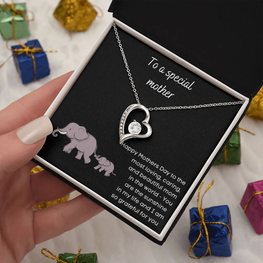 forever love necklace - mothers day