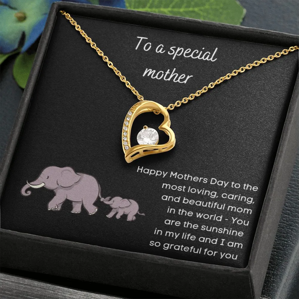 forever love necklace - mothers day