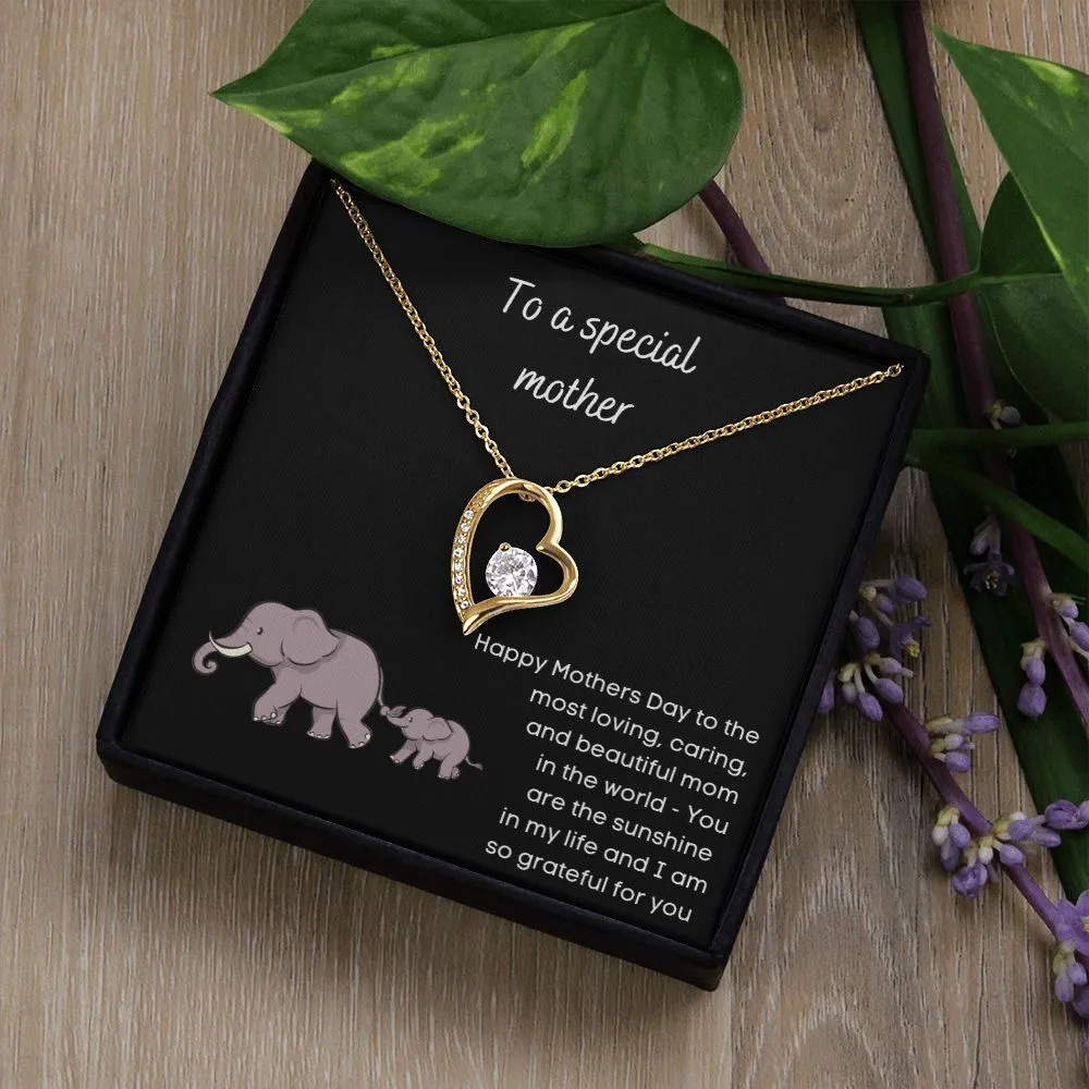 forever love necklace - mothers day