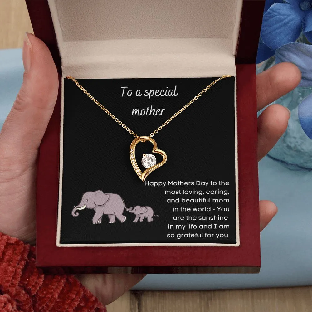 forever love necklace - mothers day