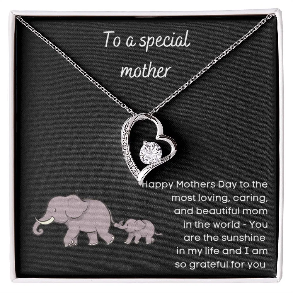 forever love necklace - mothers day