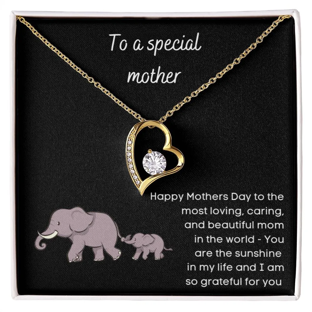forever love necklace - mothers day