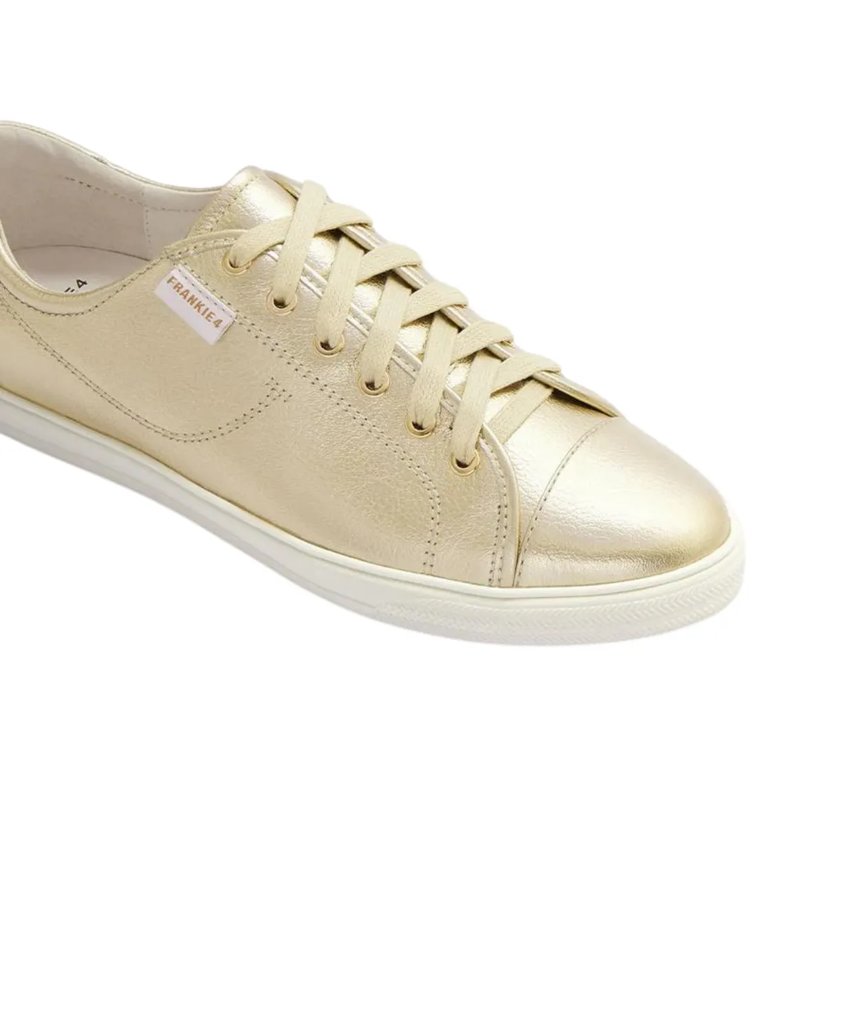 Frankie4 Nat III Gold Tumbled Sneaker
