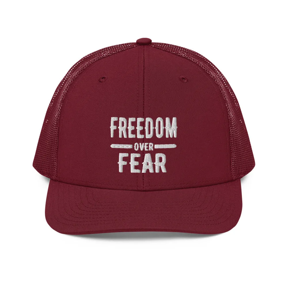 Freedom over Fear Trucker Cap