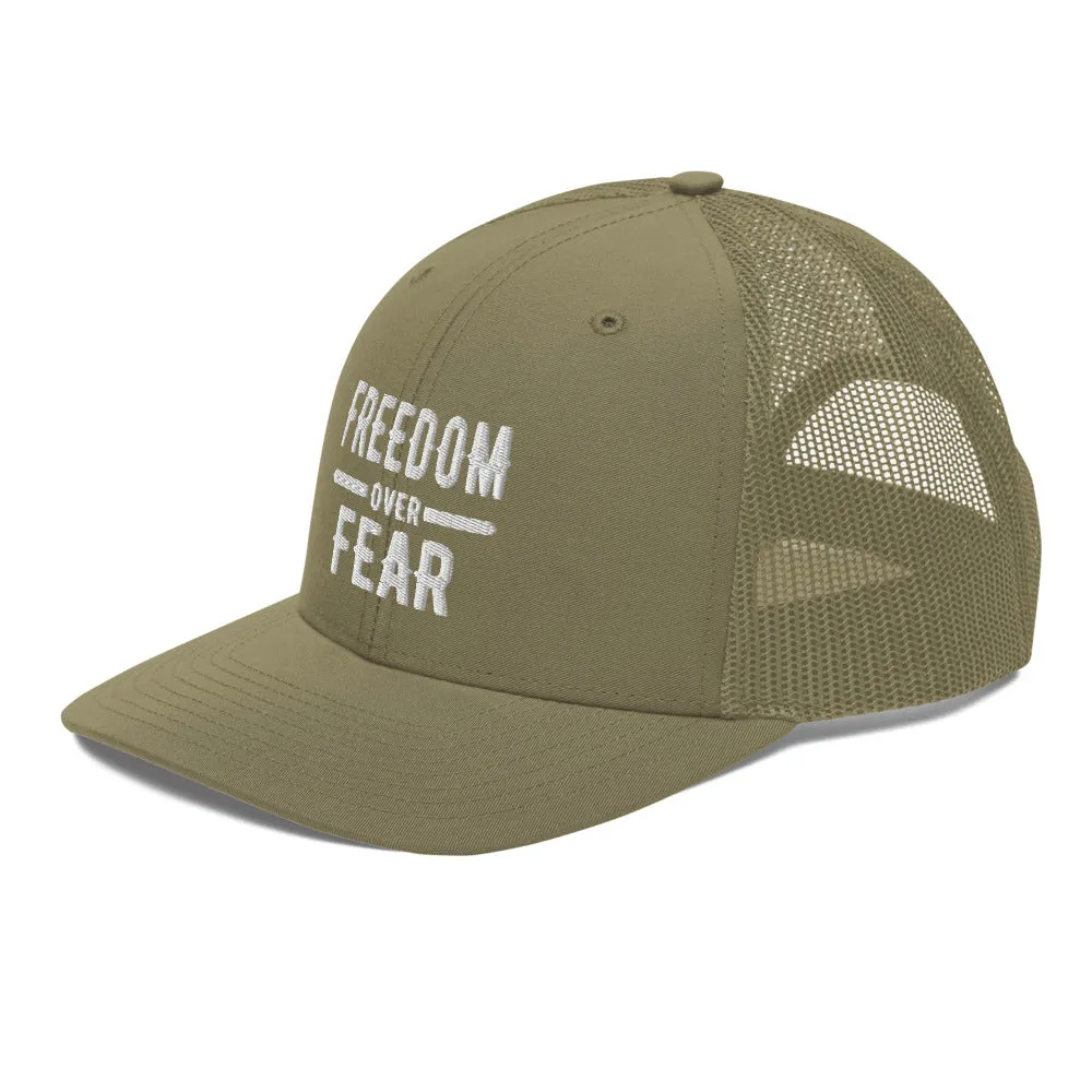 Freedom over Fear Trucker Cap