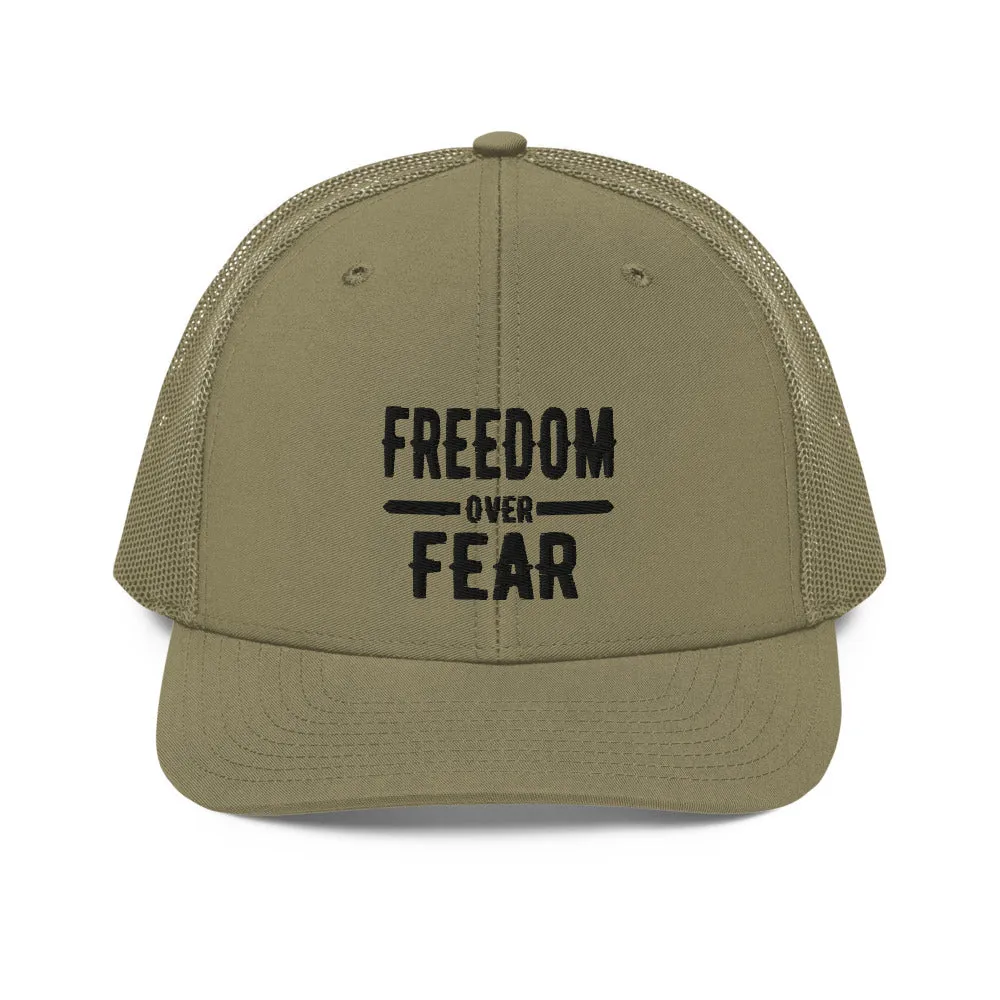 Freedom over Fear Trucker Cap