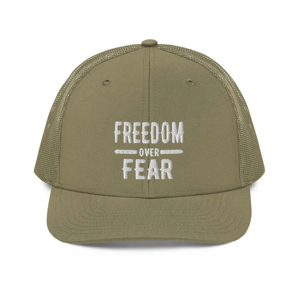 Freedom over Fear Trucker Cap