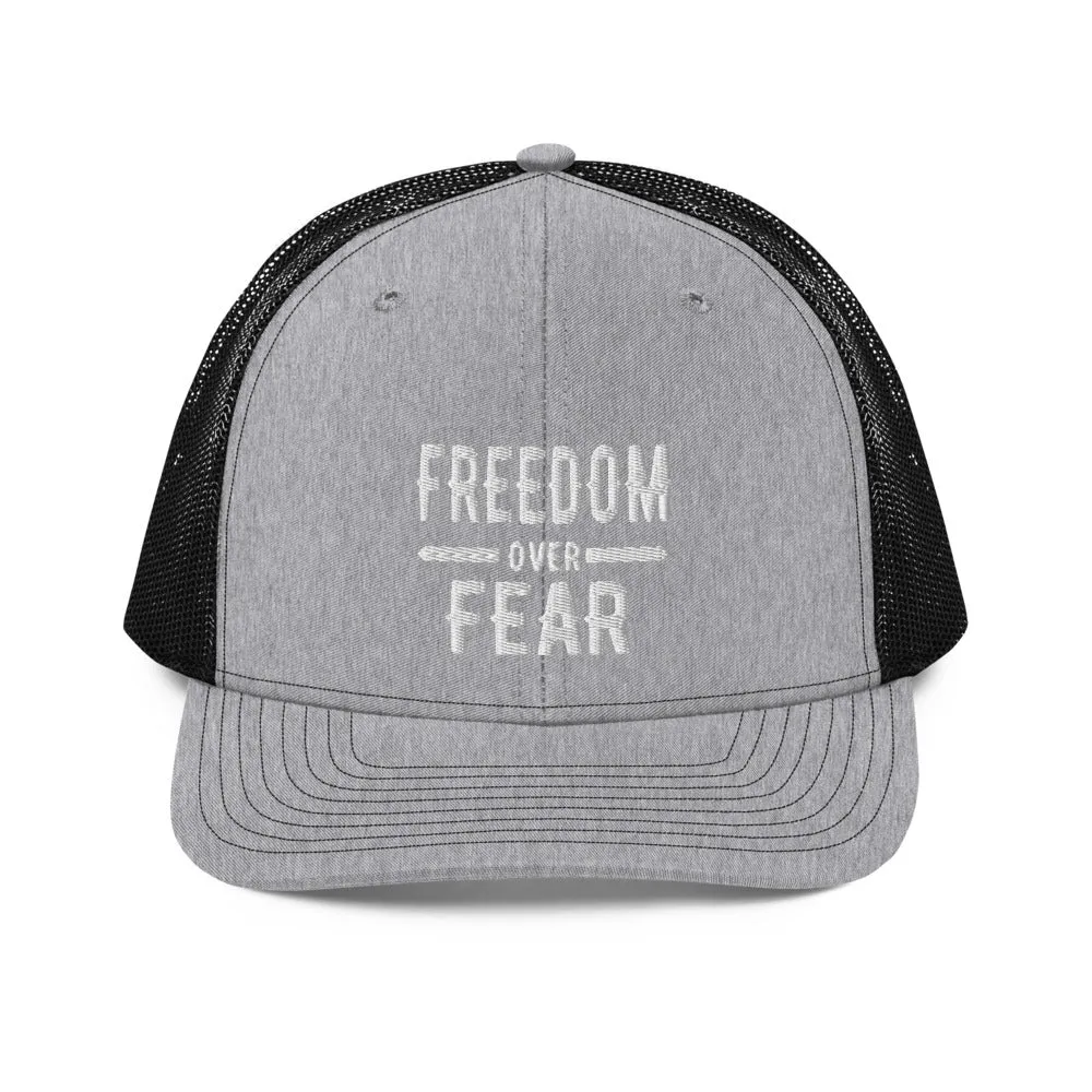 Freedom over Fear Trucker Cap