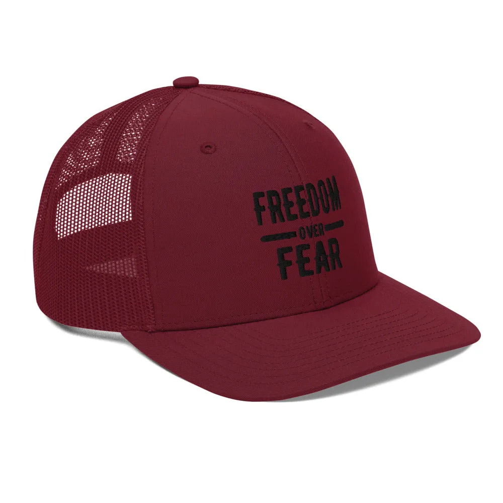 Freedom over Fear Trucker Cap