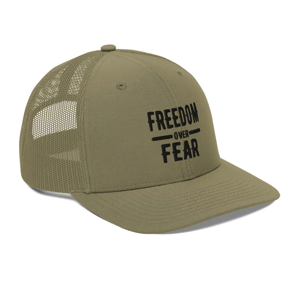 Freedom over Fear Trucker Cap