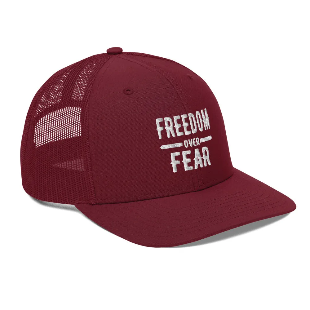 Freedom over Fear Trucker Cap