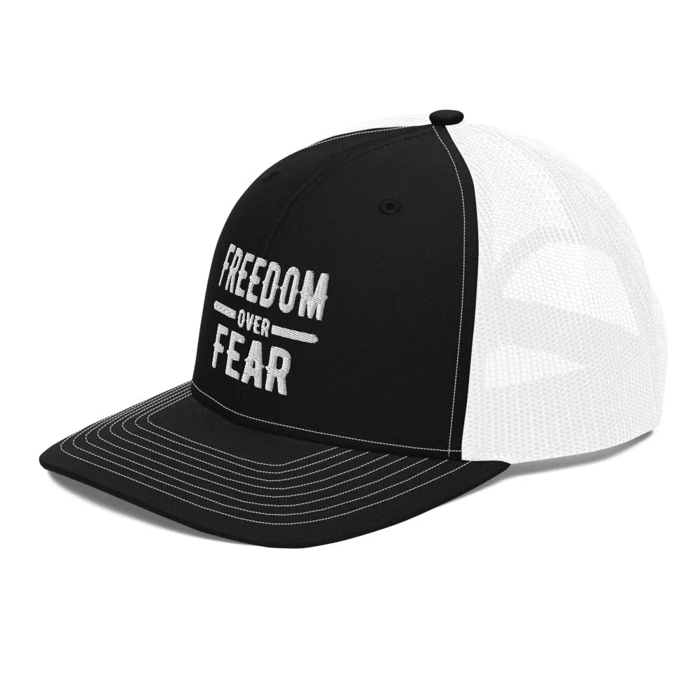 Freedom over Fear Trucker Cap