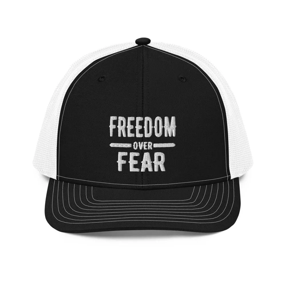 Freedom over Fear Trucker Cap