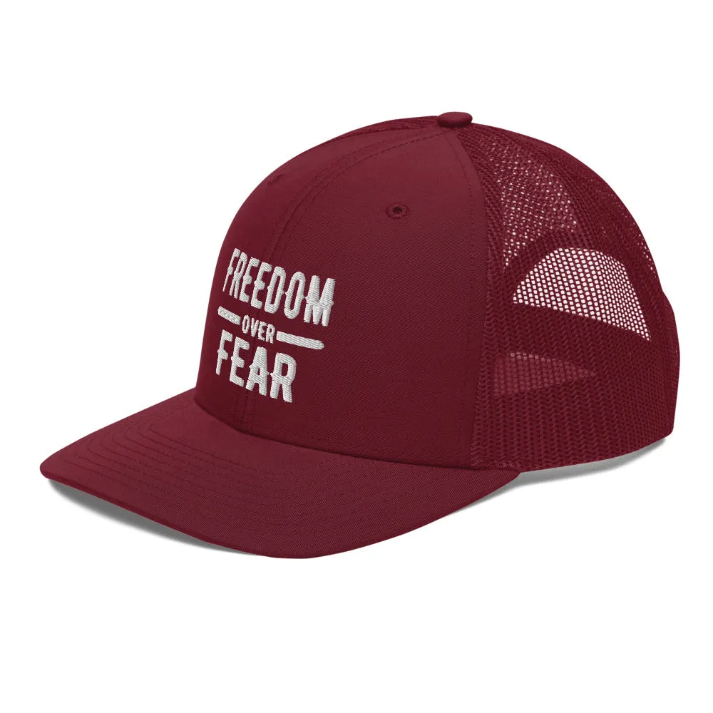 Freedom over Fear Trucker Cap