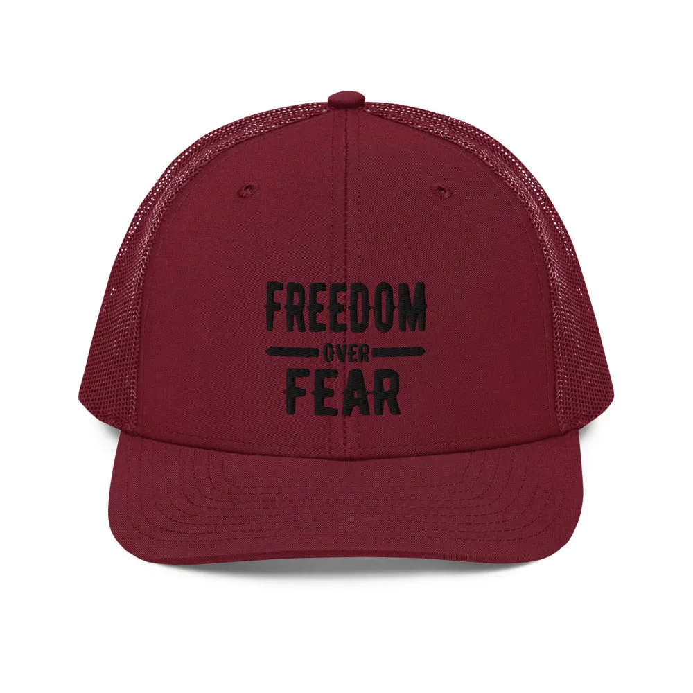 Freedom over Fear Trucker Cap