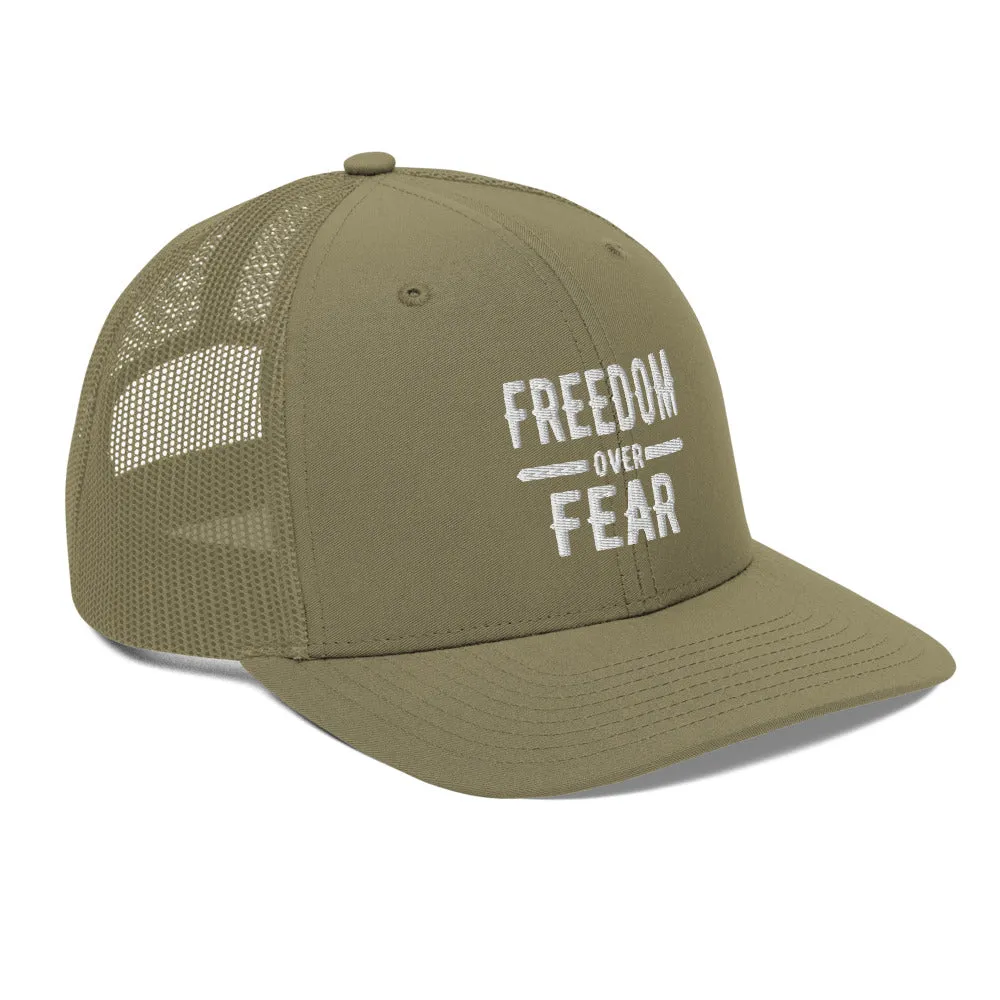 Freedom over Fear Trucker Cap