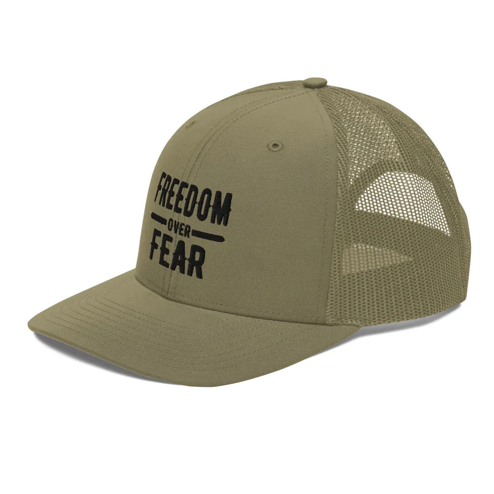 Freedom over Fear Trucker Cap