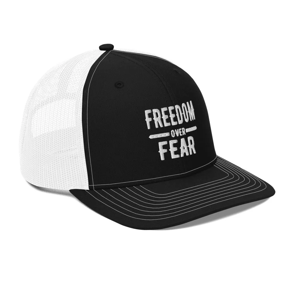 Freedom over Fear Trucker Cap