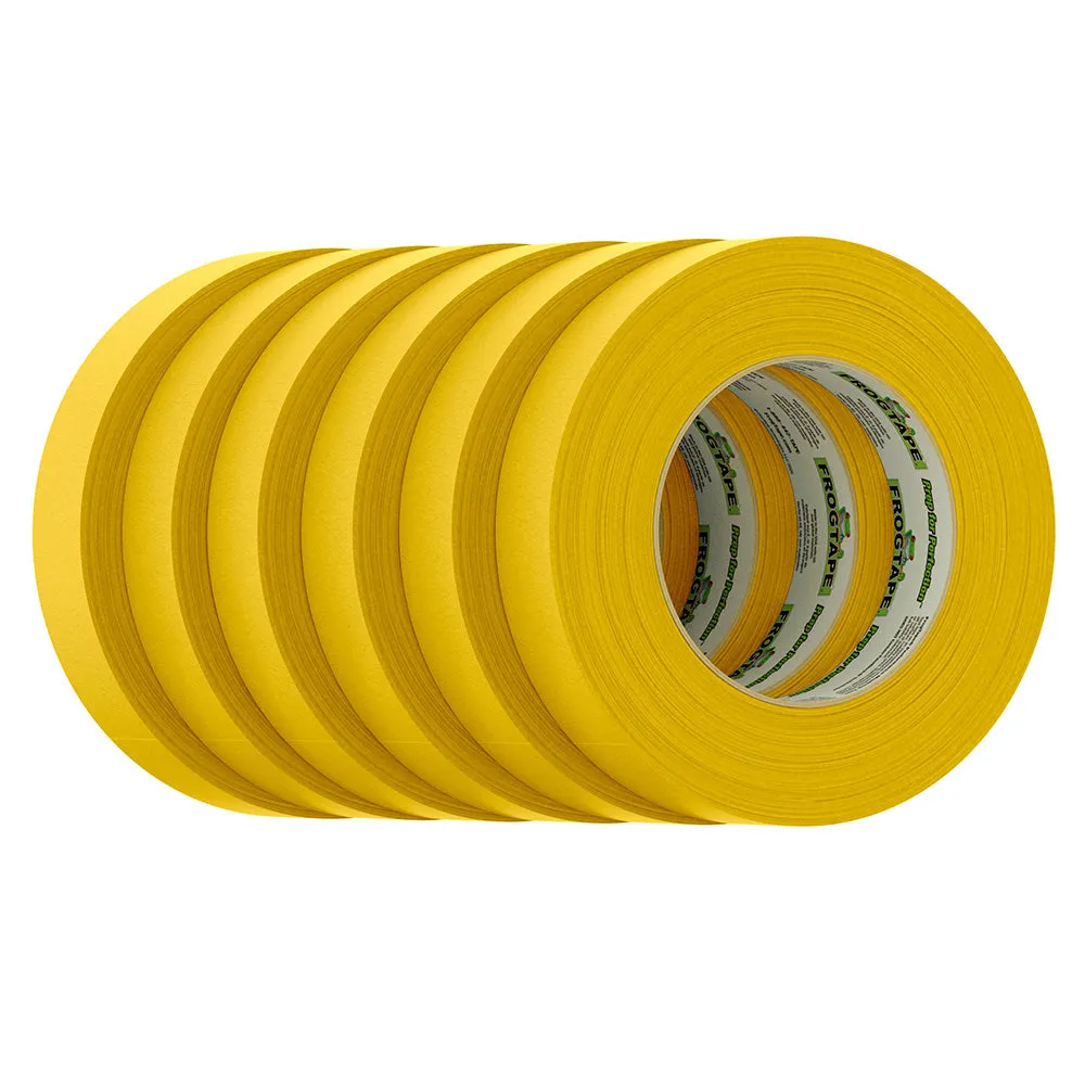 FrogTape CP 225 Medium-High Adhesion Masking Tape - 24MM x 55M x 12-Pack - Gold - Rated f/225F [105320]