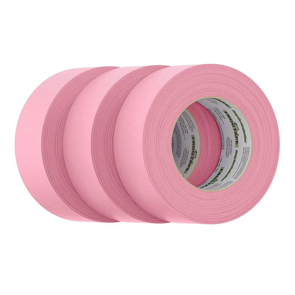FrogTape CP 325 Medium-High Adhesion Masking Tape - 48MM x 55M x 6-Pack - Pink - Rated f/325F