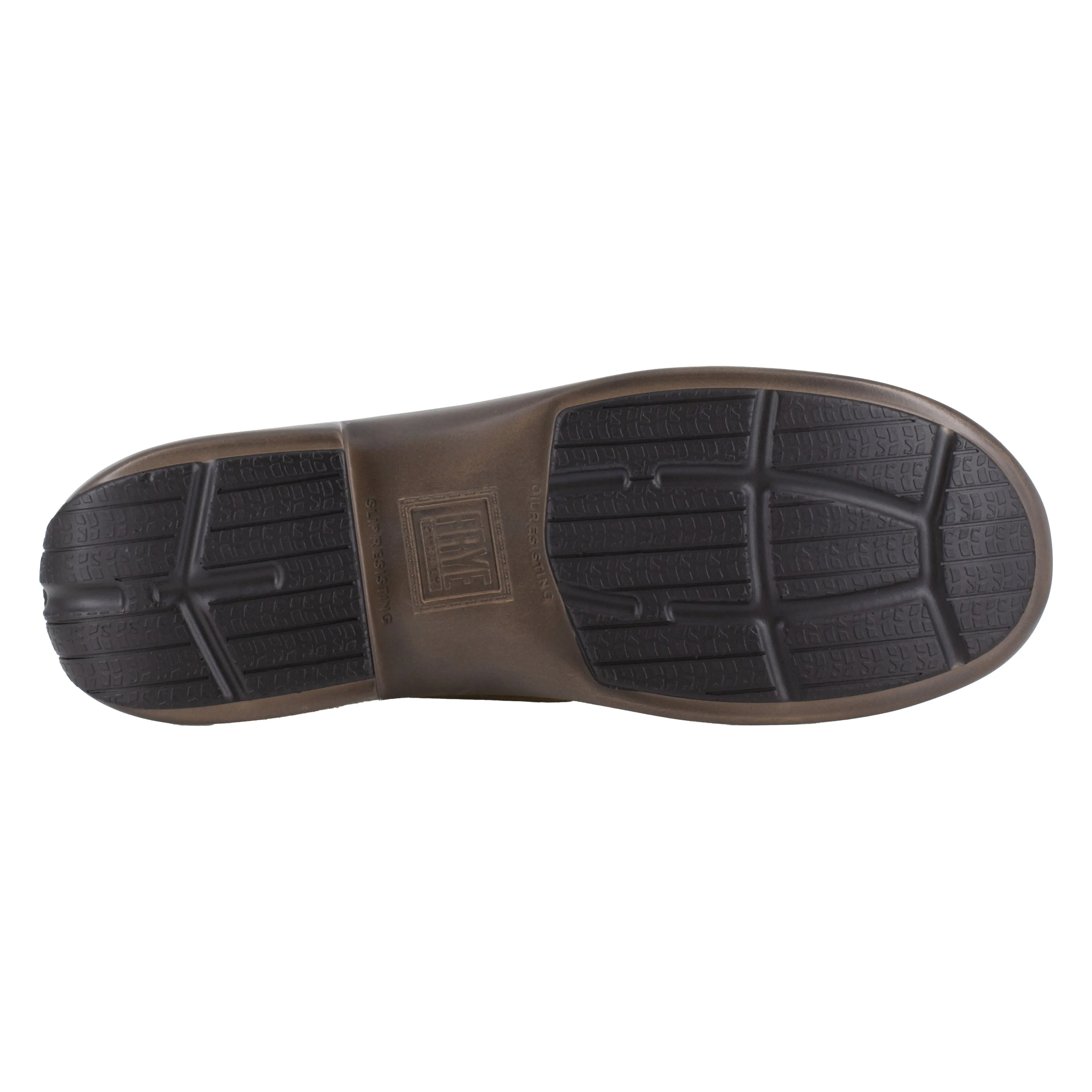 Frye Supply Men's Safety Crafted Utility Composite Toe Moccasin Work Shoe - Brown - FR40702