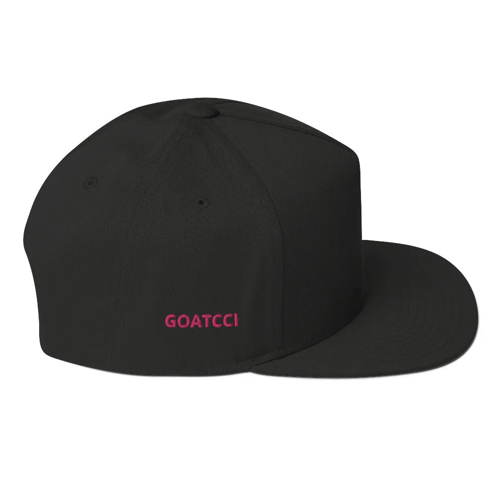 GOAT GOATCCI Flat Bill Cap – Bold, Stylish & Legendary