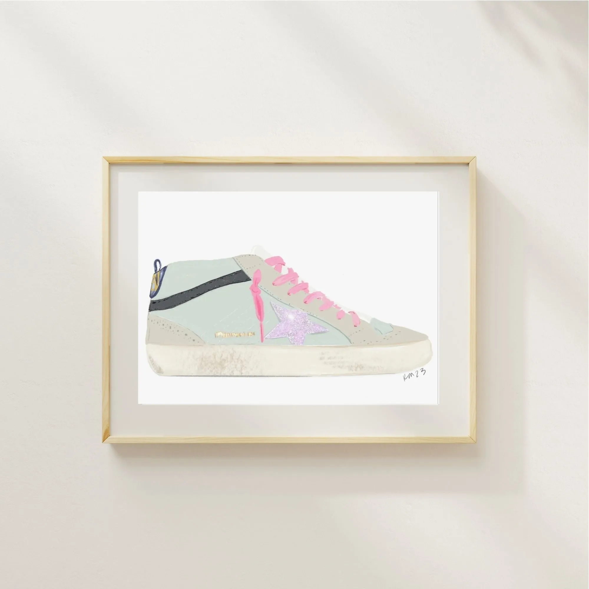 GOLDEN SHOE - Art Print