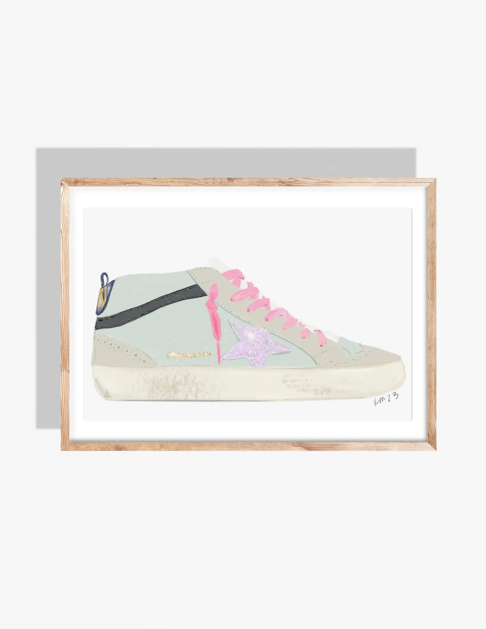 GOLDEN SHOE - Art Print