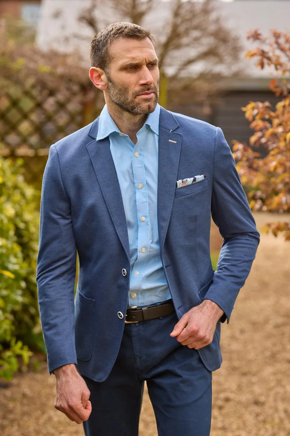 Gun Hill Mens Nelson Jacket - Sky, Sand or Navy