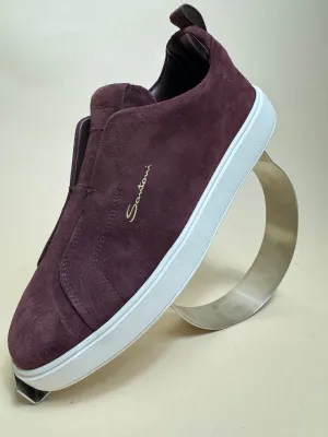 Gyan Slip Sneaker - Burgundy Suede