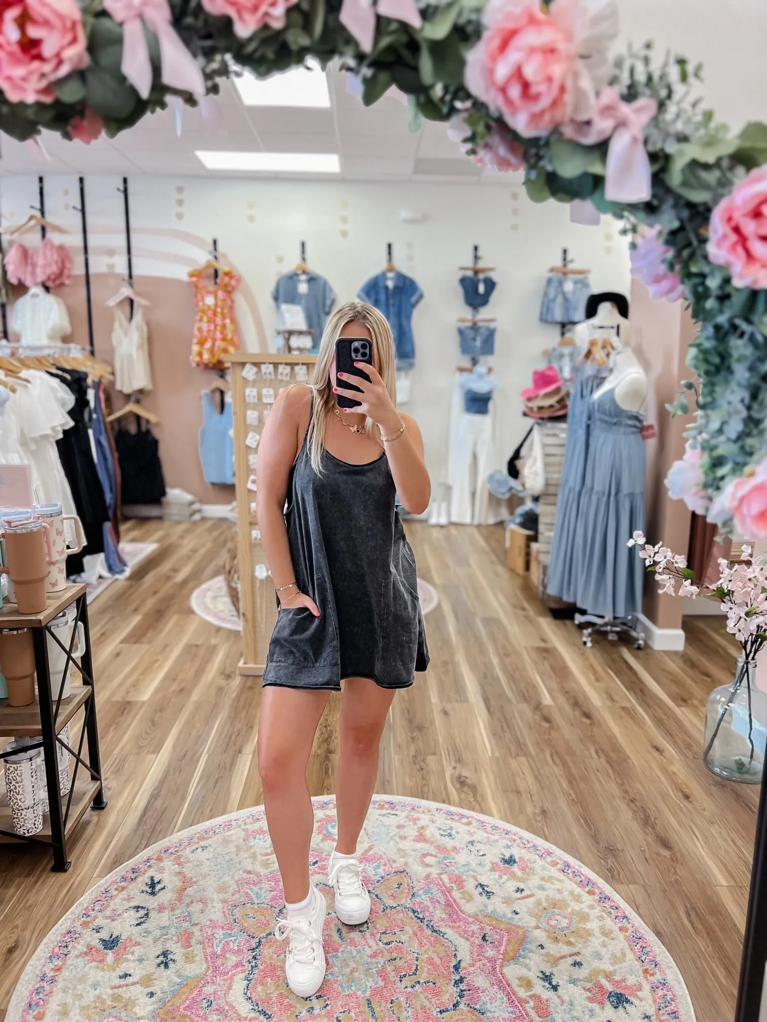 Hanna Black Dress Romper
