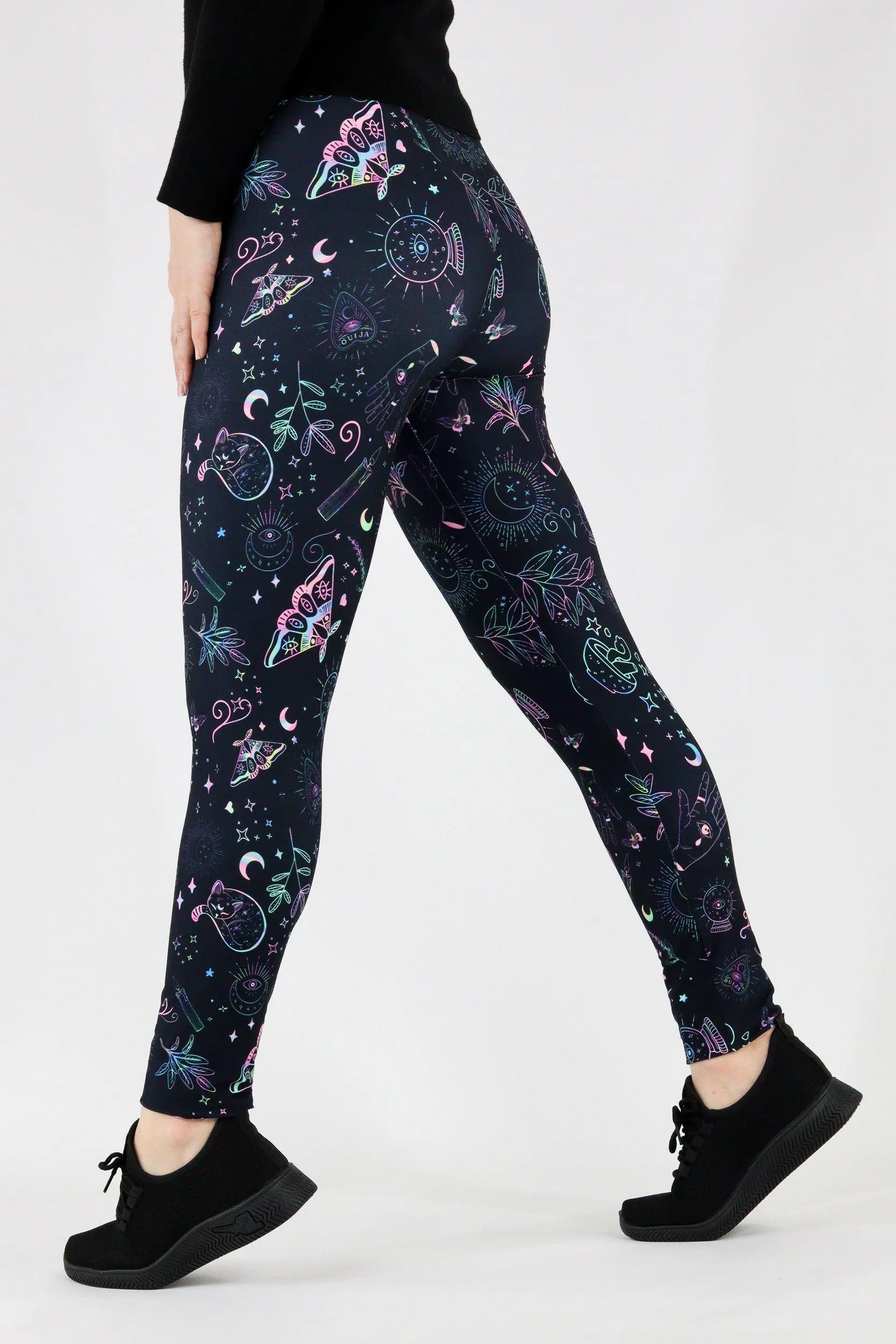 Holographic Witch - Casual Full Leggings