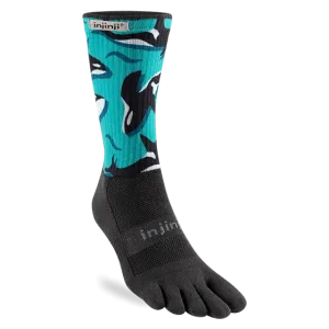 Injinji Artist Designed Men's Crew Toesocks