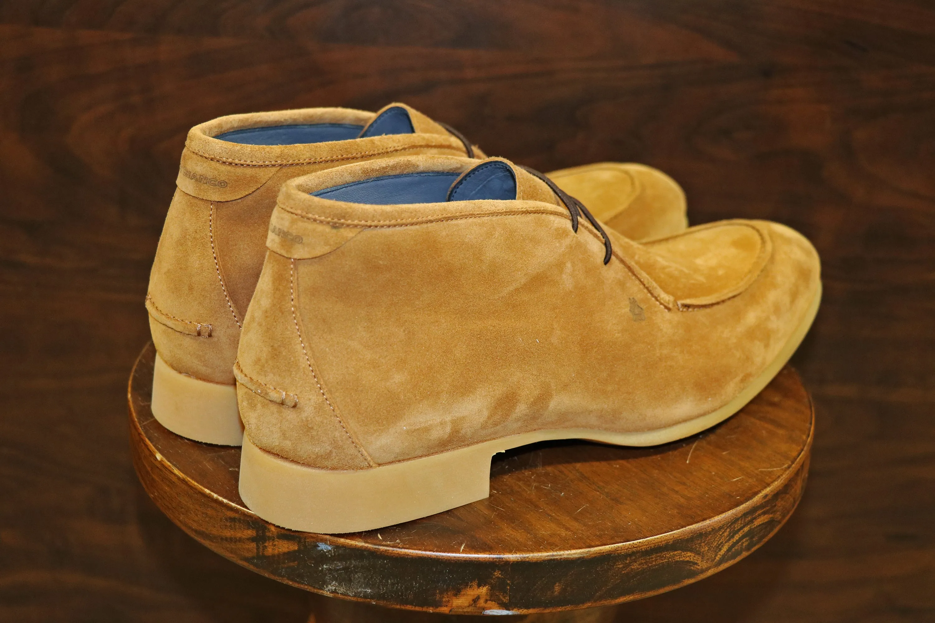 Ischia Chukka Boot in Velour Tobacco