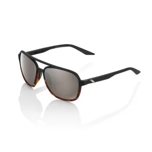 KASIA - Soft Tact Black / Havana Fade - HiPER Silver Mirror Lens