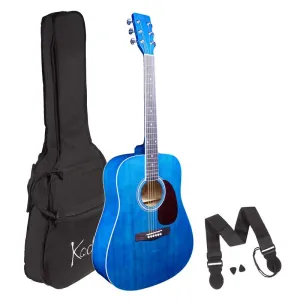 Koda 4/4 Acoustic Guitar Pack - Blue