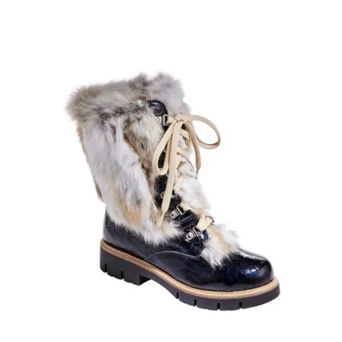 La Thuile Fur Mid Calf Hiker Boot