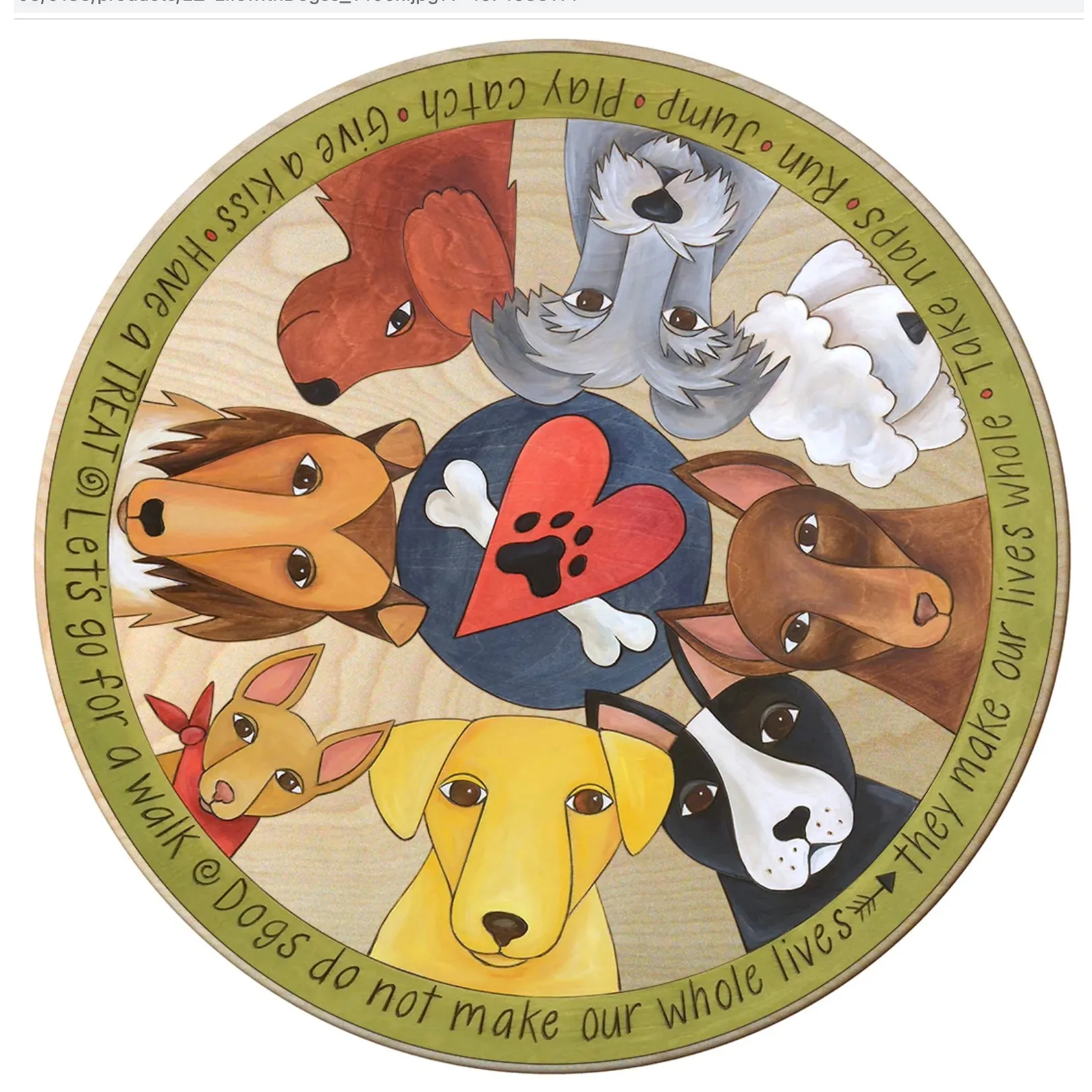 Lazy Susan Life With Dogs by Sincerely Sticks