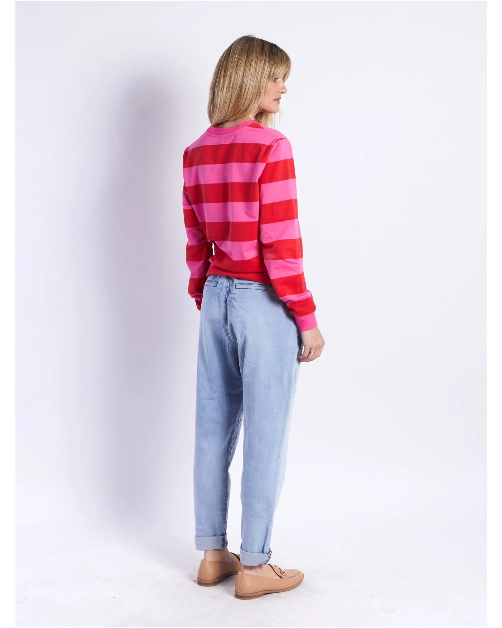 Leoni Austin Sweat - Pink/Red