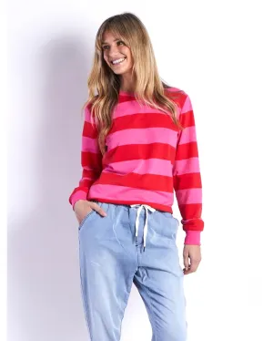 Leoni Austin Sweat - Pink/Red