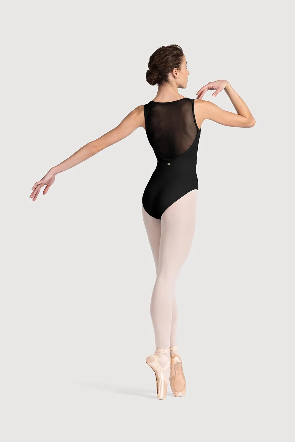 LM53115 - Mirella Miami Mesh Back Womens Tank Leotard